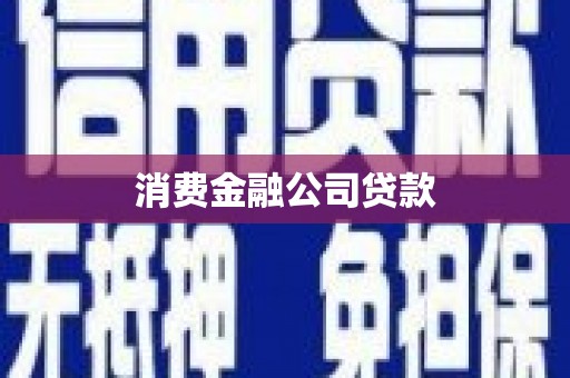 山阳消费金融公司贷款