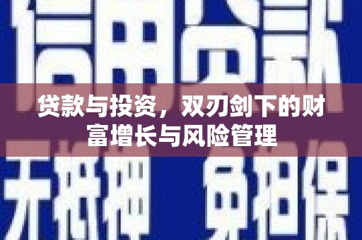 山阳贷款与投资，双刃剑下的财富增长与风险管理