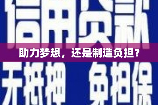 山阳助力梦想，还是制造负担？