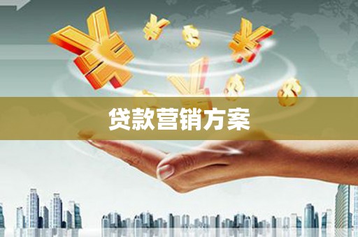 山阳贷款营销方案