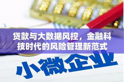 山阳贷款与大数据风控，金融科技时代的风险管理新范式