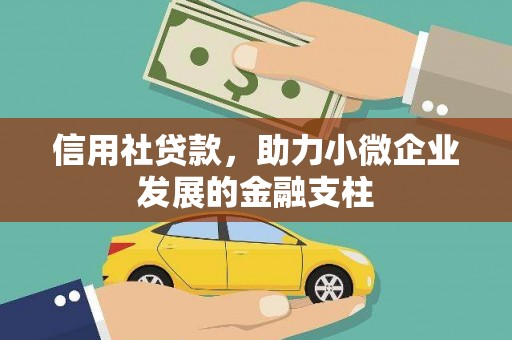 山阳信用社贷款，助力小微企业发展的金融支柱