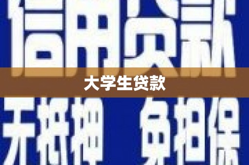山阳大学生贷款