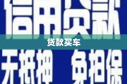 山阳贷款买车