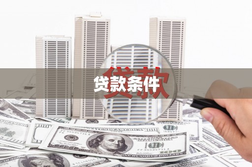 山阳贷款条件