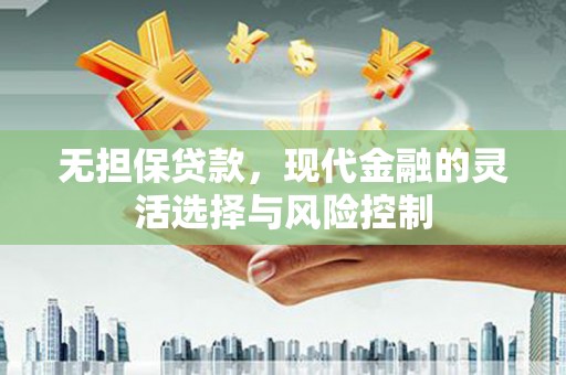 山阳无担保贷款，现代金融的灵活选择与风险控制