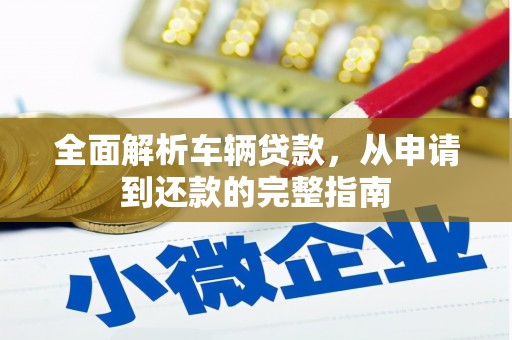 山阳全面解析车辆贷款，从申请到还款的完整指南