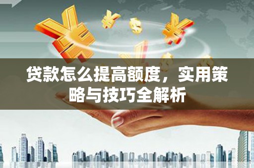 山阳贷款怎么提高额度，实用策略与技巧全解析