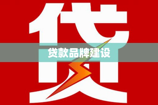 山阳贷款品牌建设