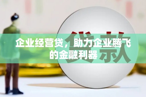 山阳企业经营贷，助力企业腾飞的金融利器