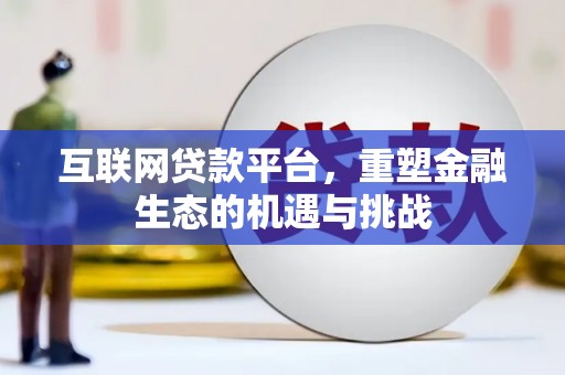 山阳互联网贷款平台，重塑金融生态的机遇与挑战