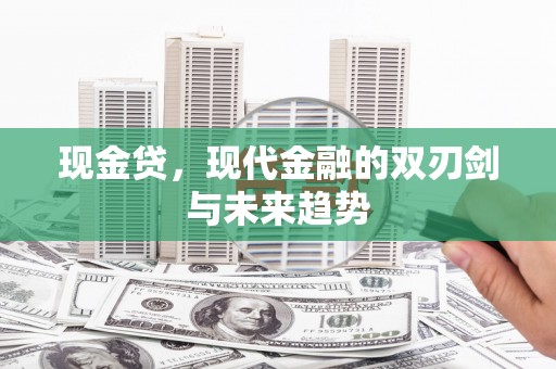 山阳现金贷，现代金融的双刃剑与未来趋势
