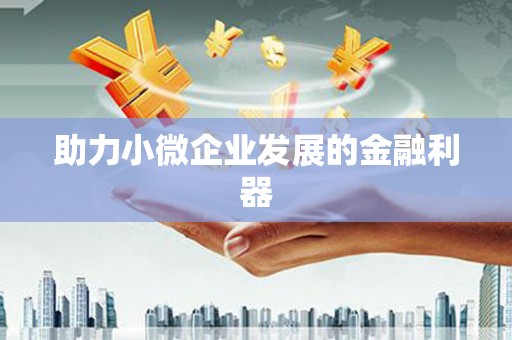 山阳助力小微企业发展的金融利器