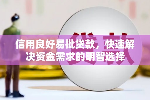 山阳信用良好易批贷款，快速解决资金需求的明智选择