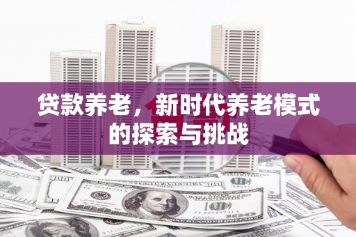 山阳贷款养老，新时代养老模式的探索与挑战