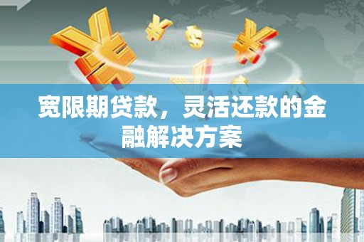 山阳宽限期贷款，灵活还款的金融解决方案