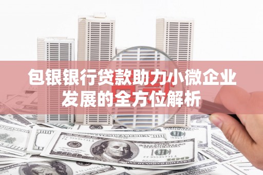 山阳包银银行贷款助力小微企业发展的全方位解析
