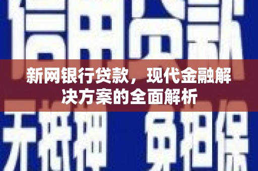 山阳新网银行贷款，现代金融解决方案的全面解析
