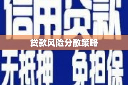 山阳贷款风险分散策略