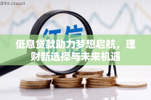 山阳低息贷款助力梦想启航，理财新选择与未来机遇