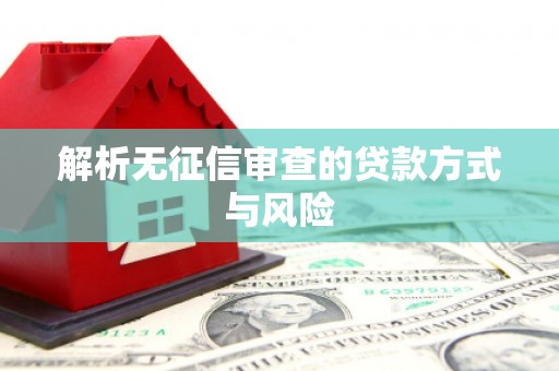 山阳解析无征信审查的贷款方式与风险