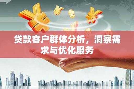 山阳贷款客户群体分析，洞察需求与优化服务